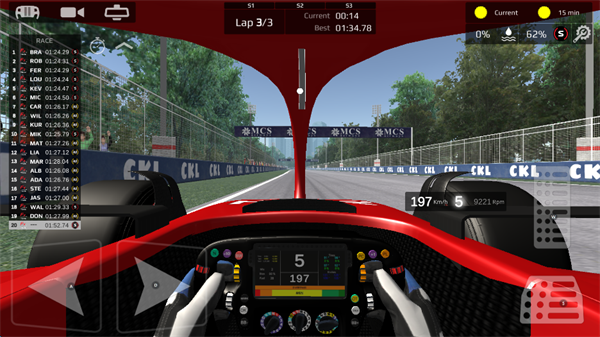 真实方程式赛车模拟