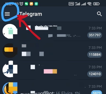 纸飞机软件Telegeram手机版怎么扫码加好友