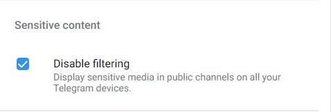 telegeram怎么解除内容限制 关闭敏感内容过滤方法