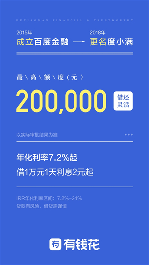 百度金融有钱花app软件介绍截图