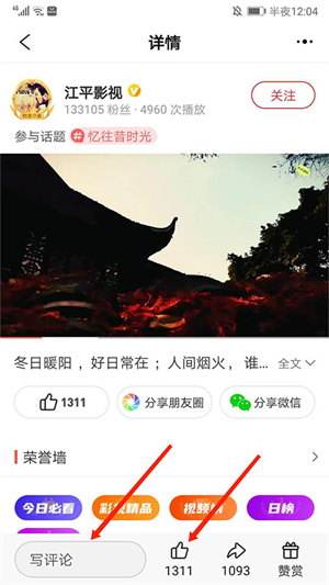 怎么点赞怎么评论截图2