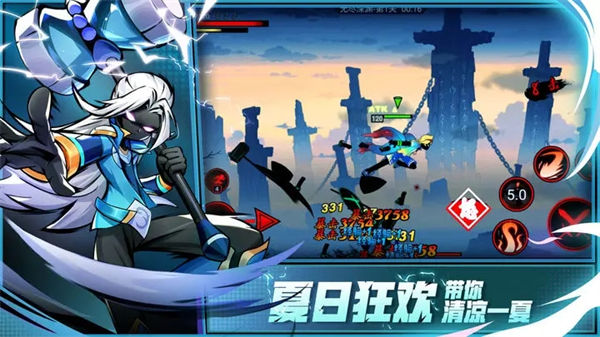 火柴人联盟2破解版无限钻石游戏特色截图